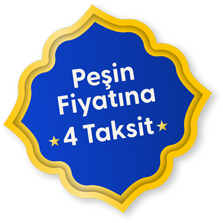 Peşin Fiyatına 4 Taksit